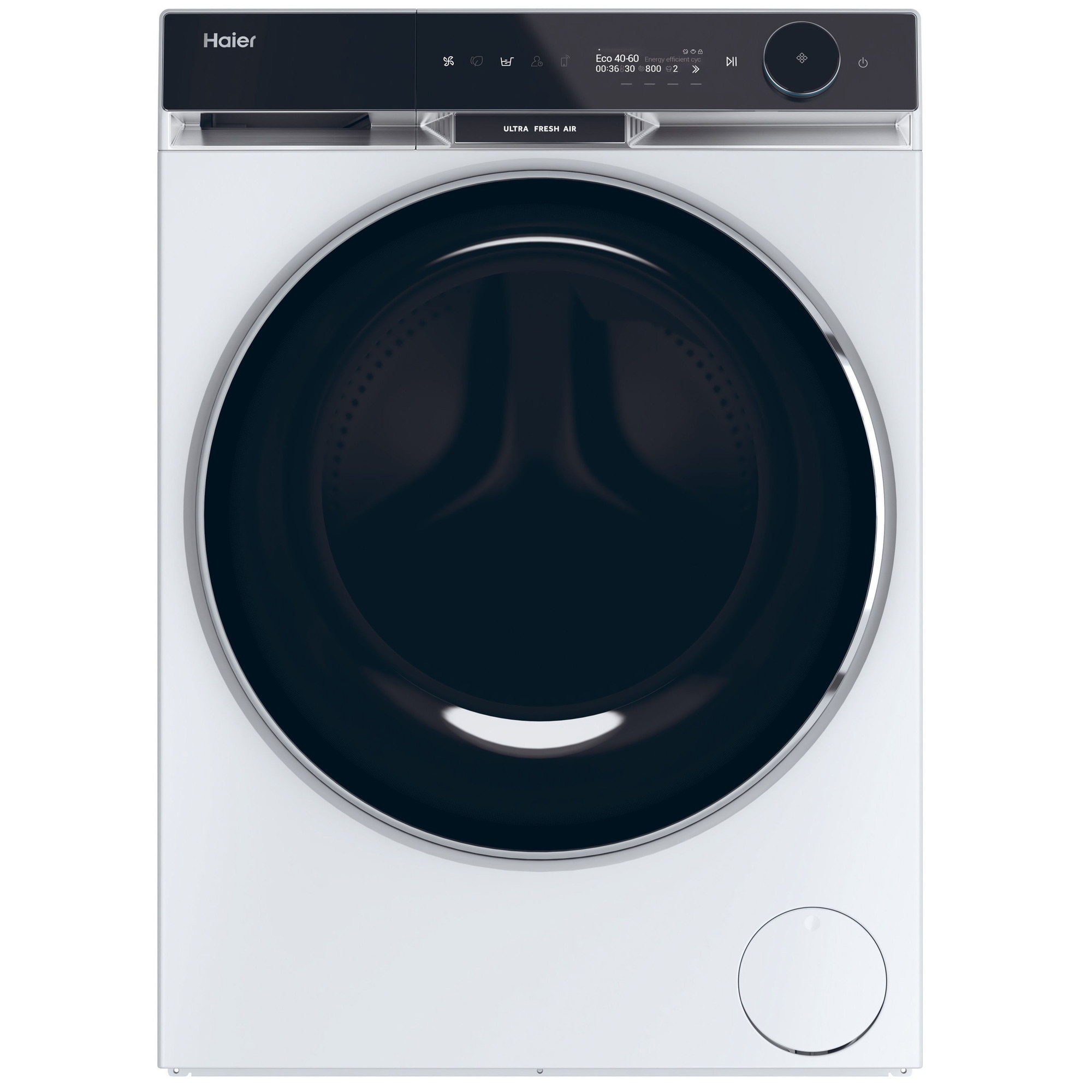 Masina de spalat HAIER HW100-BD14397U1S, Motor Direct Motion, clasa A-20%, 10 kg, 1400 rpm, Ultra Fresh, WiFi/ hOn app, Steam, Autodose, ABT, display LCD, Refresh, alba