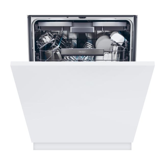 Masina de spalat vase incorporabila Haier XS 6B0S3FSB, 16 seturi, clasa B, motor Inverter, WiFi/ hOn app, 10 programe, PowerWash, 3 cosuri