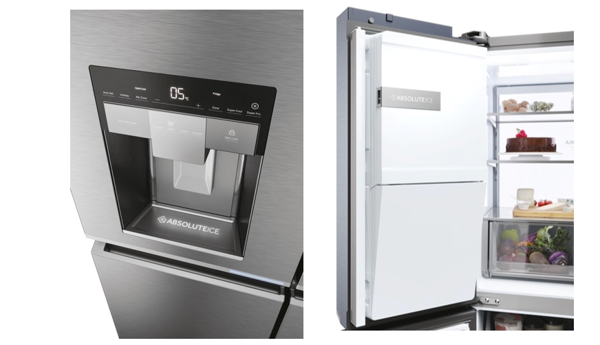 Side by Side Cube Haier, 601L, Clasa E, Total No Frost, Absolute Ice, ABT Pro, Air Surround, Switch Zone, My Zone, Daylight, Dispenser apa si gheata, HCR7918EIMB 17 res 209af1cd3f32240c3bbd4de702fdb497