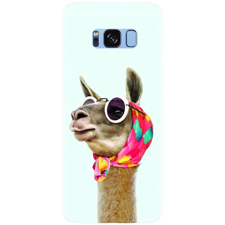 Husa din silicon compatibila cu Samsung Galaxy S8 - model Lama