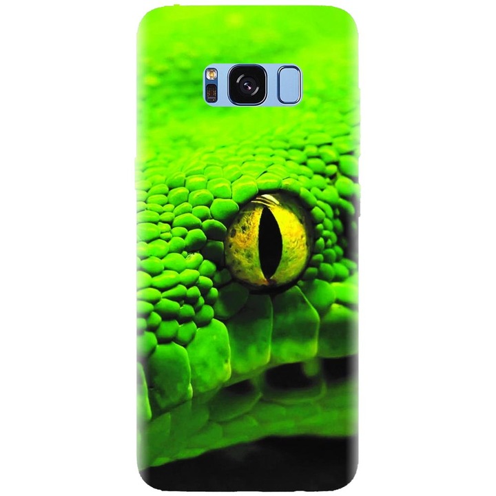 Husa din silicon compatibila cu Samsung Galaxy S8 - model Animal Eye