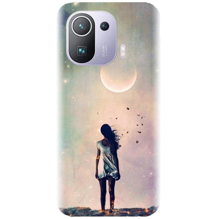 Силиконов капак, съвместим с Xiaomi Mi 11 Pro - модел Alone Woman