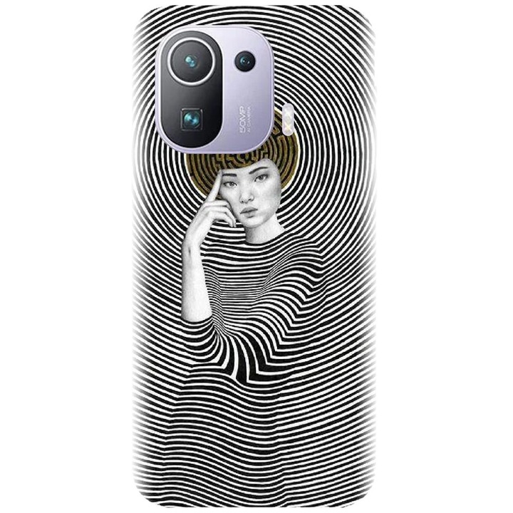 Силиконов калъф, съвместим с Xiaomi Mi 11 Pro - модел Collage Maze