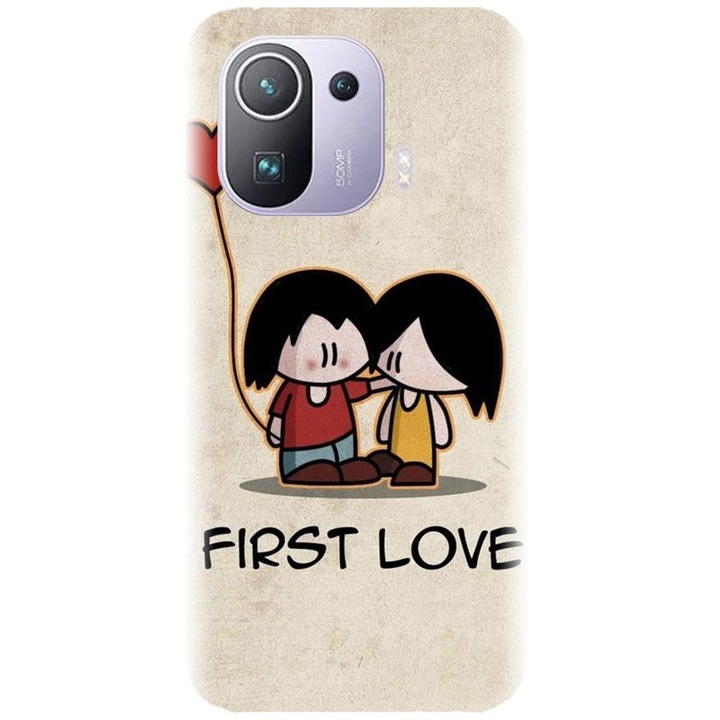 Силиконов калъф, съвместим с модел Xiaomi Mi 11 Pro - First Love