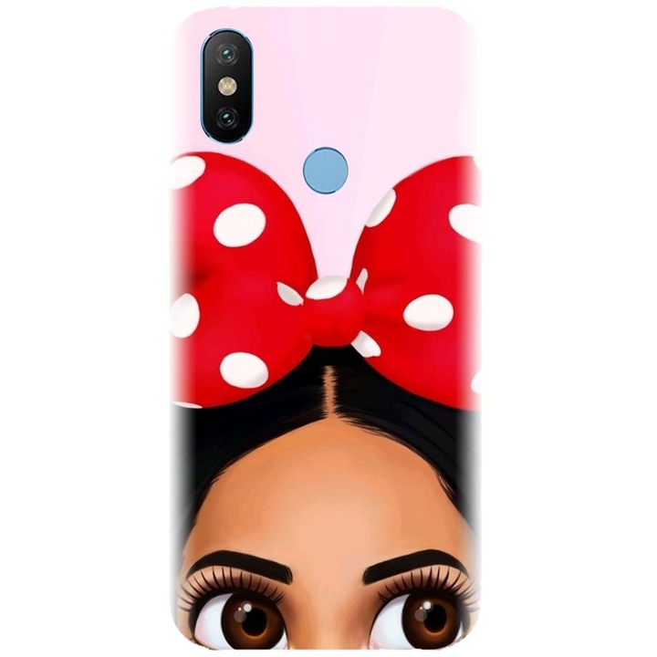 Силиконов калъф, съвместим с Xiaomi Mi A2 - модел Anime Art Girl