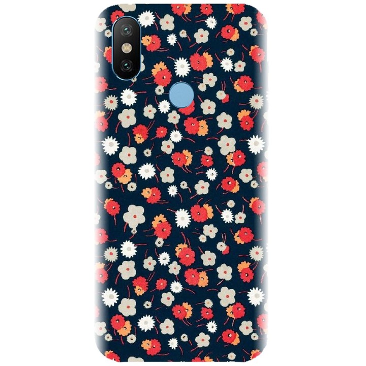Силиконов калъф, съвместим с Xiaomi Mi A2 - модел Colorful Floral