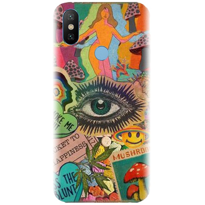 Силиконов калъф, съвместим с Xiaomi Mi A2 - Indie core модел