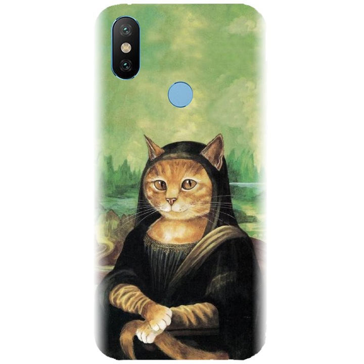 Силиконов калъф, съвместим с Xiaomi Mi A2 - модел Meowna Lisa