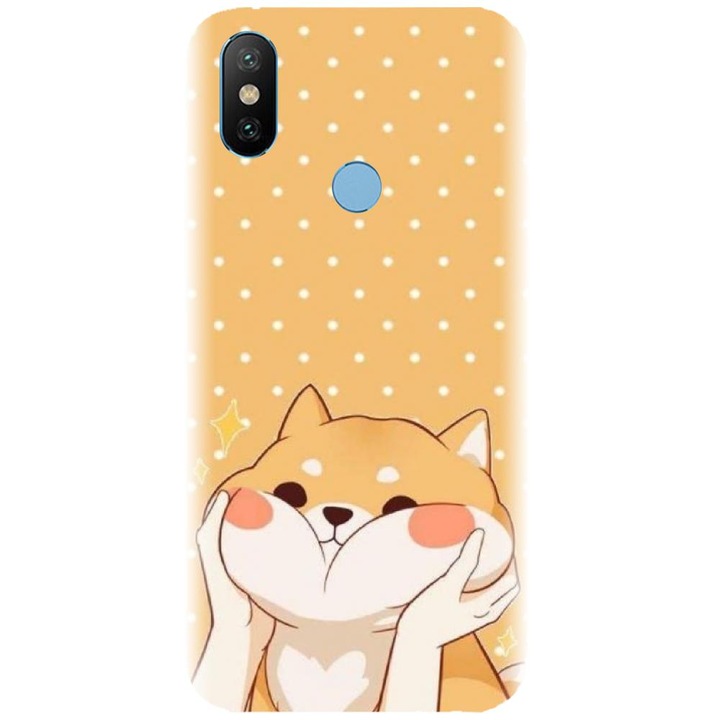 Силиконов калъф, съвместим с Xiaomi Mi A2 - модел Lovely Dog