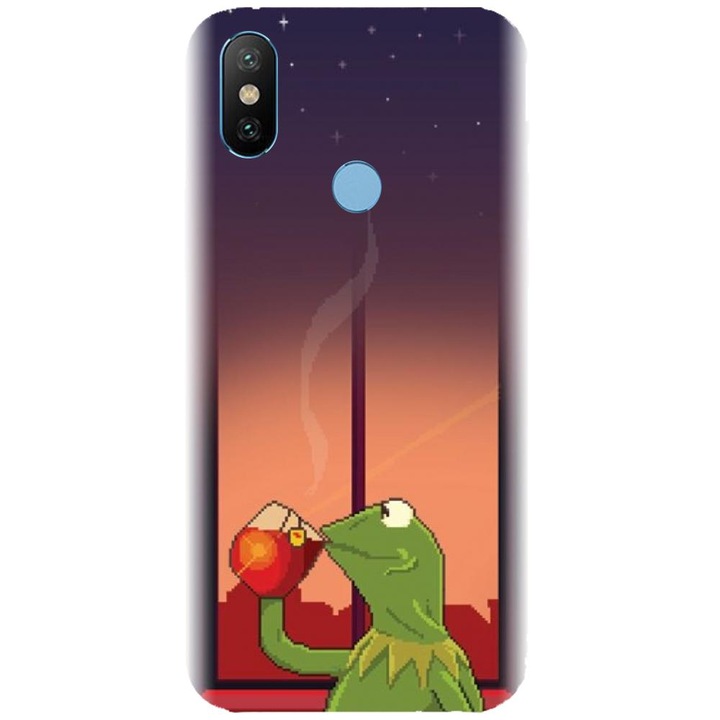 Силиконов капак, съвместим с Xiaomi Mi A2 - модел None Of My Business