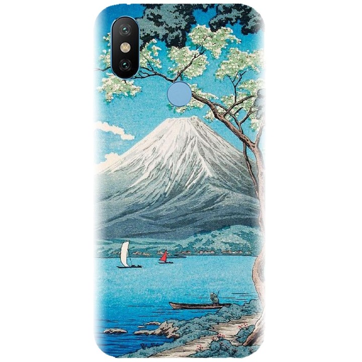 Силиконов калъф, съвместим с Xiaomi Mi A2 - модел Landscape