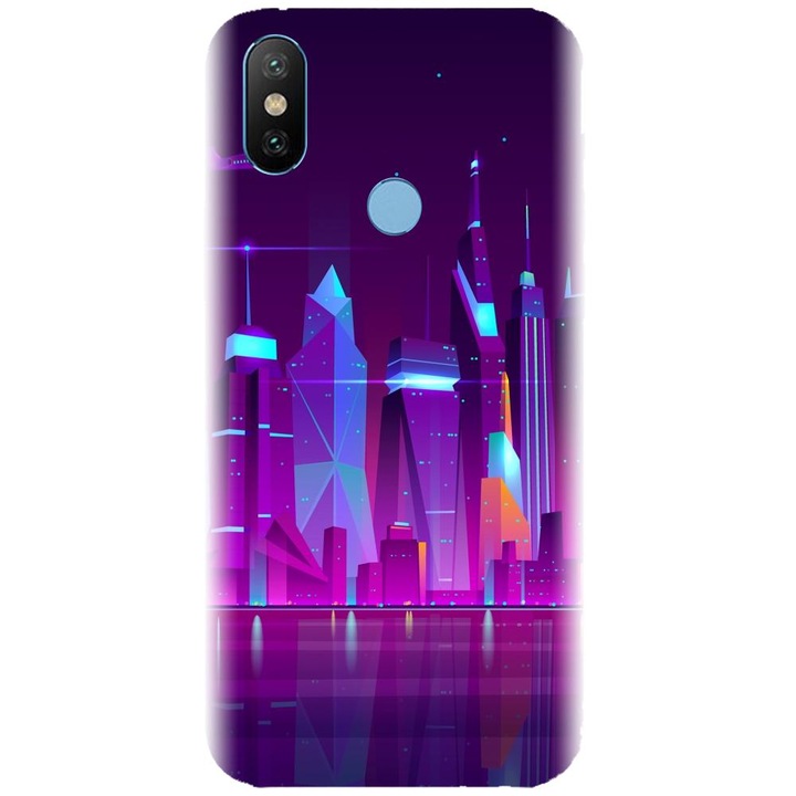 Силиконов калъф, съвместим с Xiaomi Mi A2 - модел Town