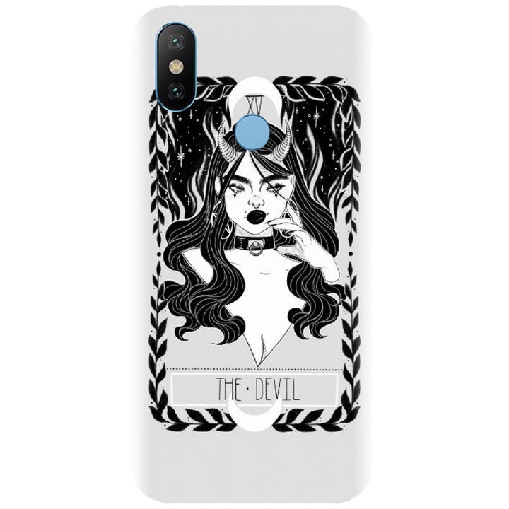 Силиконов кейс, съвместим с Xiaomi Mi A2 - модел The Devil