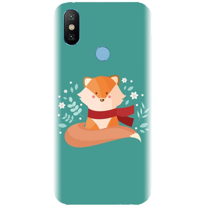 Силиконов калъф, съвместим с Xiaomi Mi A2 - модел Winter Fox