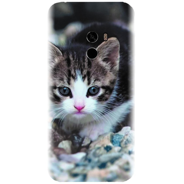 Силиконов калъф, съвместим с Xiaomi Mi Mix 2 - модел Animal Cat