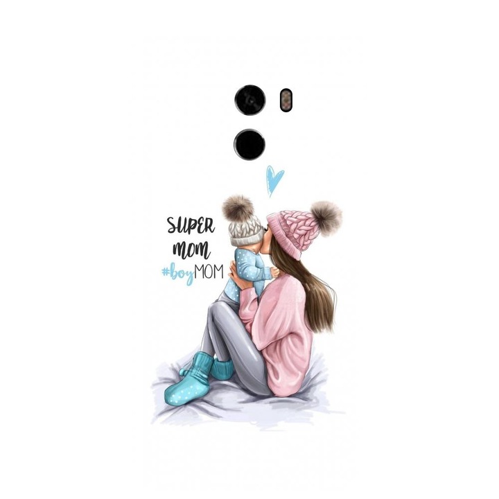 Силиконов капак, съвместим с Xiaomi Mi Mix 2 - модел Super mom