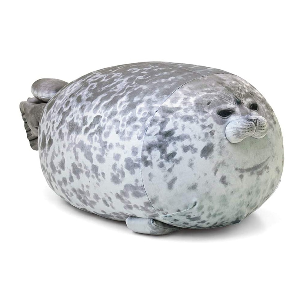 Foca de jucarie, material plus, umplutura PP-bumbac, 30cm - eMAG.ro