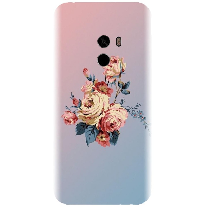 Силиконов кейс, съвместим с Xiaomi Mi Mix 2 - модел Roses