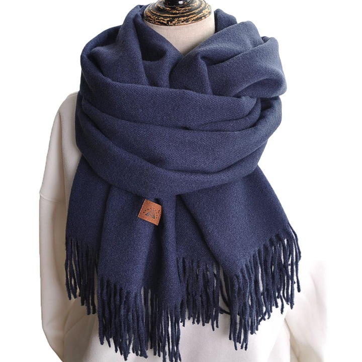 Esarfa multicolora din nylon, 70x175cm, set