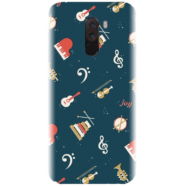 Силиконов калъф, съвместим с Xiaomi PocoPhone F1 - модел Music