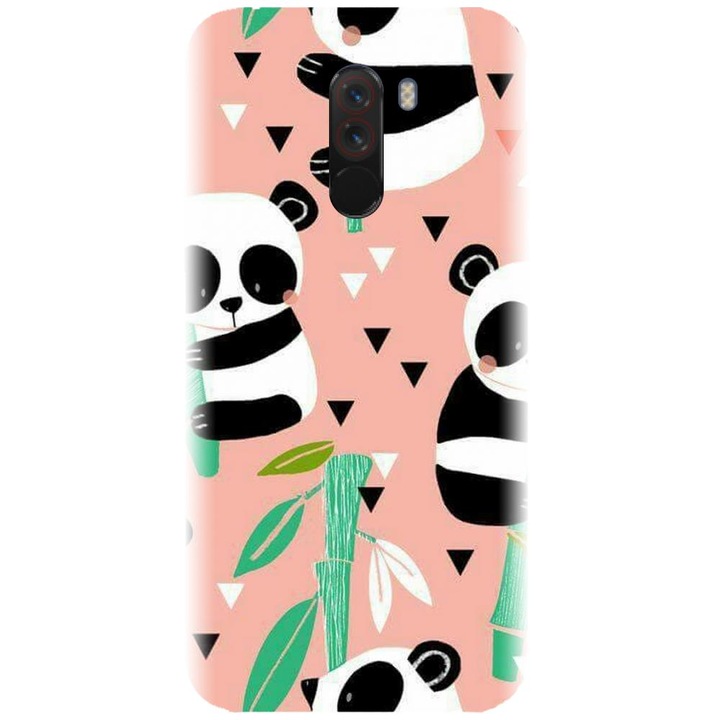 Силиконов кейс съвместим с Xiaomi PocoPhone F1 - модел Baby panda 001