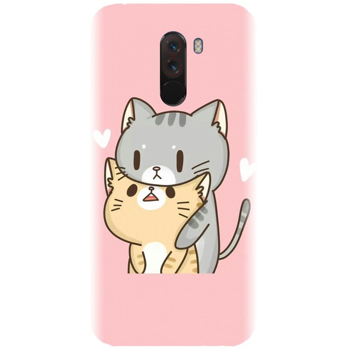 Силиконов капак, съвместим с Xiaomi PocoPhone F1 - модел Kitty Love