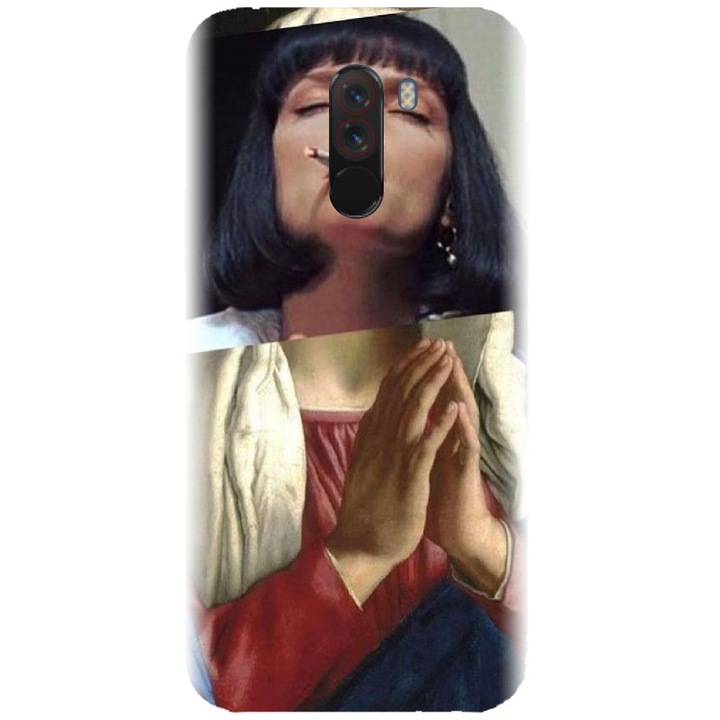 Силиконов калъф, съвместим с модел Xiaomi PocoPhone F1 - Pulp Fiction