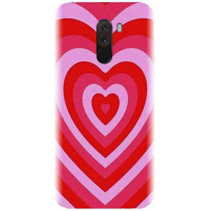 Силиконов калъф, съвместим с Xiaomi PocoPhone F1 - модел PPG Heart Tunnel