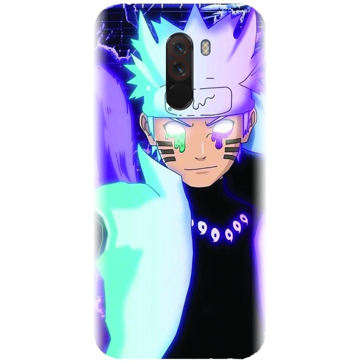 Силиконов калъф, съвместим с Xiaomi PocoPhone F1 - модел Наруто