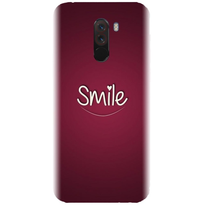 Силиконов калъф, съвместим с Xiaomi PocoPhone F1 - модел Smile Love