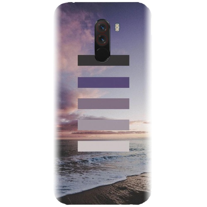 Силиконов калъф, съвместим с Xiaomi PocoPhone F1 - модел Tropical Beach