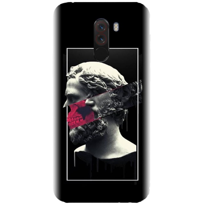 Силиконов калъф, съвместим с Xiaomi PocoPhone F1 - модел Smoking Sculpture