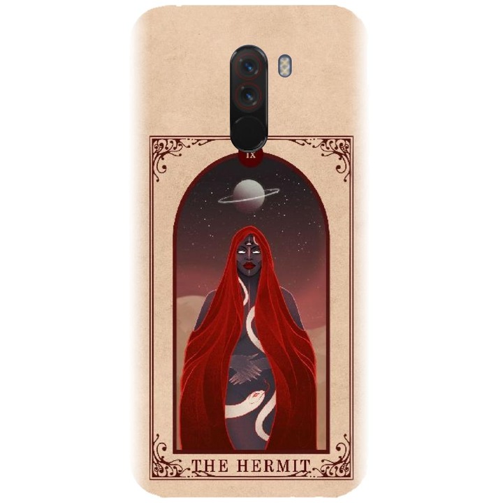 Силиконов калъф, съвместим с Xiaomi PocoPhone F1 - модел Tarot The Hermit