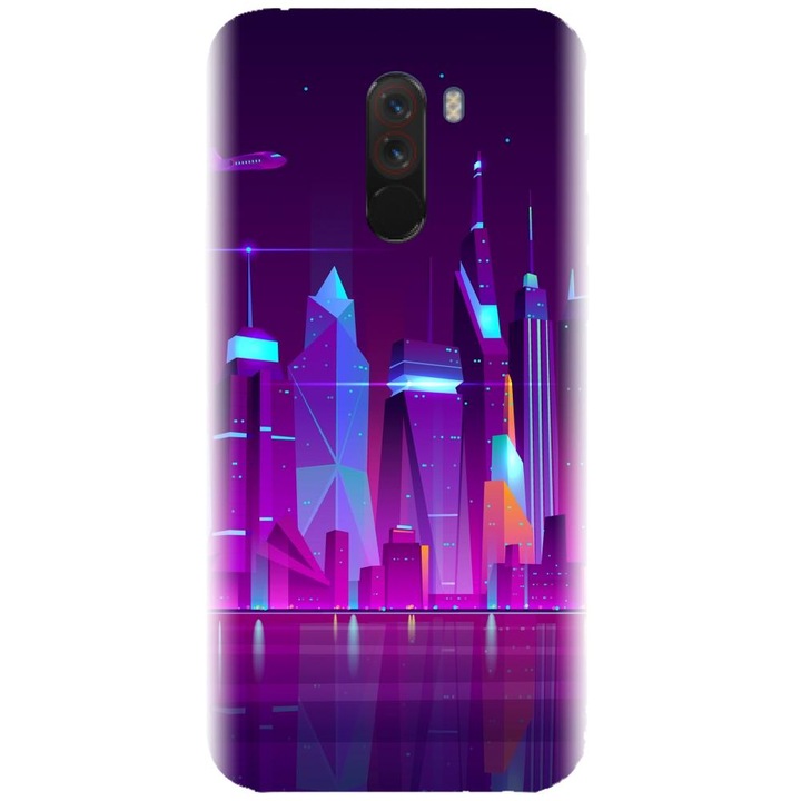 Husa din silicon compatibila cu Xiaomi PocoPhone F1 - model Town