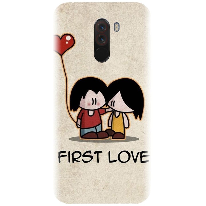 Силиконов калъф, съвместим с модел Xiaomi PocoPhone F1 - First Love