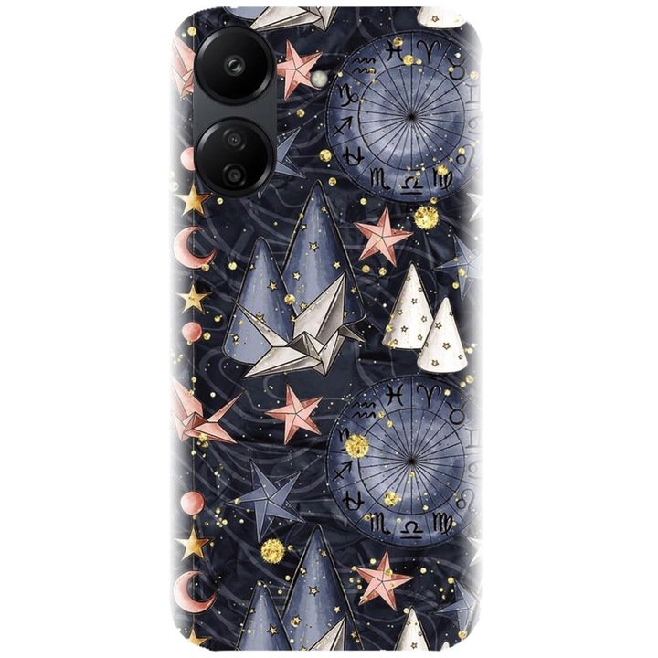 Силиконов калъф, съвместим с Xiaomi Redmi 13c 4g - модел Хороскоп