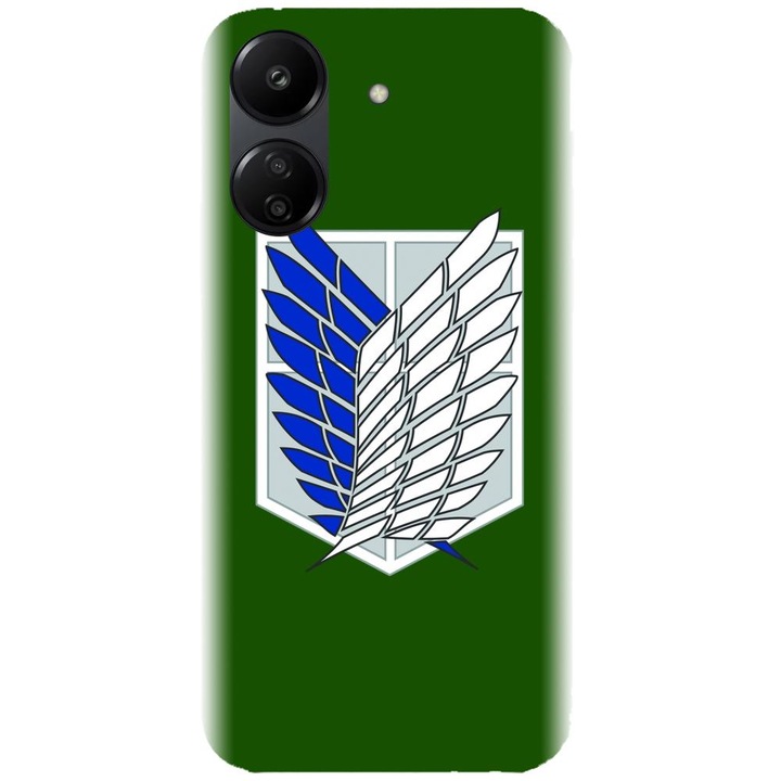 Силиконов калъф, съвместим с Xiaomi Redmi 13c 4g - модел Survey Corps