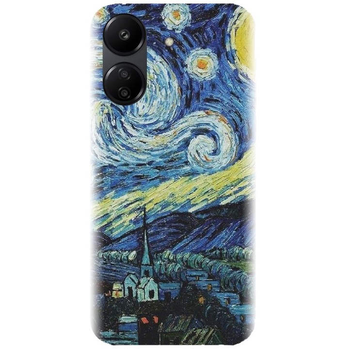 Силиконов капак, съвместим с Xiaomi Redmi 13c 4g - Моделът Starry Night
