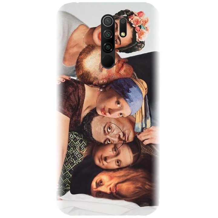 Силиконов калъф, съвместим с Xiaomi Redmi 9 - модел Friends 2