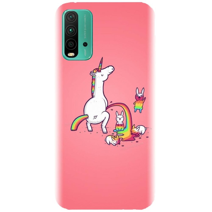Силиконов капак, съвместим с Xiaomi Redmi 9t - модел Unicorn
