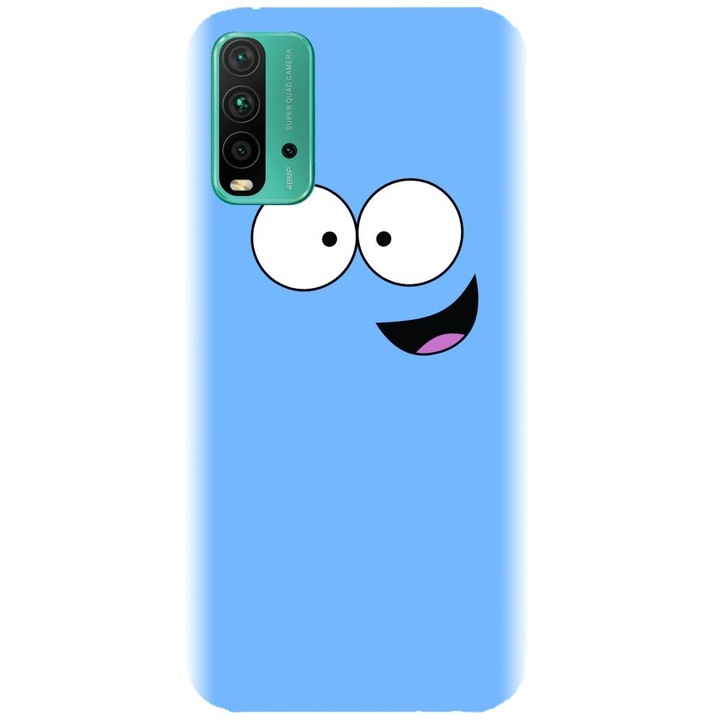 Силиконов калъф, съвместим с Xiaomi Redmi 9t - Blue модел