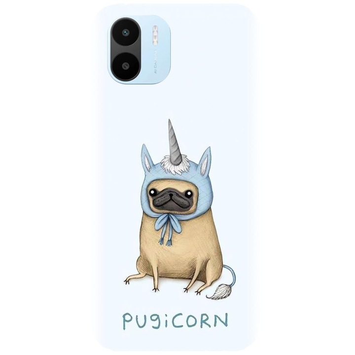 Силиконов калъф, съвместим с Xiaomi Redmi A1 - модел Pugicorn