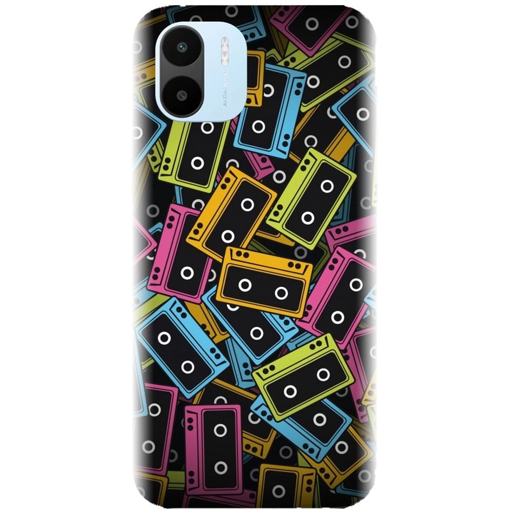 Силиконов калъф, съвместим с Xiaomi Redmi A1 - модел Audio Cassette