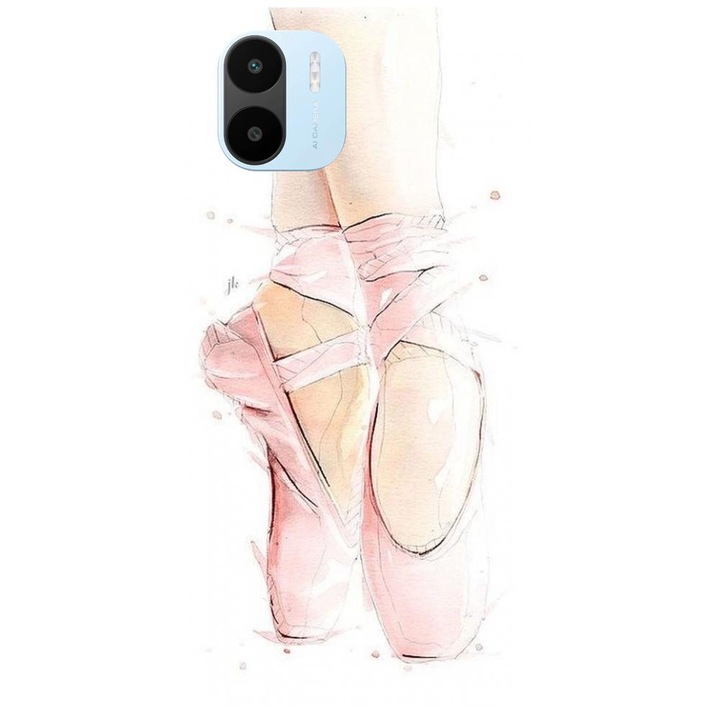 Силиконов кейс, съвместим с Xiaomi Redmi A1 - модел Ballet