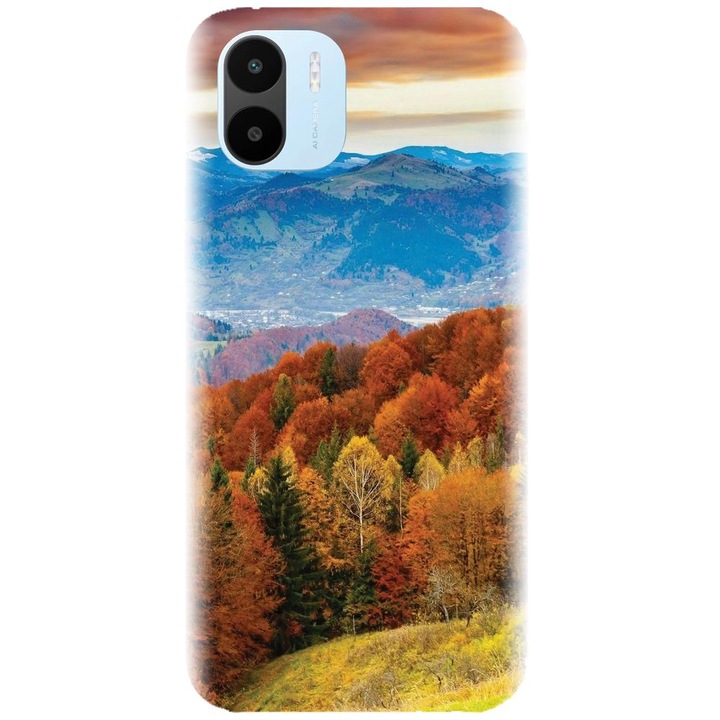 Силиконов калъф, съвместим с модел Xiaomi Redmi A1 - Autumn Mountain Fall Rusty Forest
