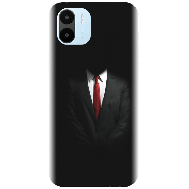 Силиконов калъф, съвместим с модел Xiaomi Redmi A1 - Mystery Man In Suit