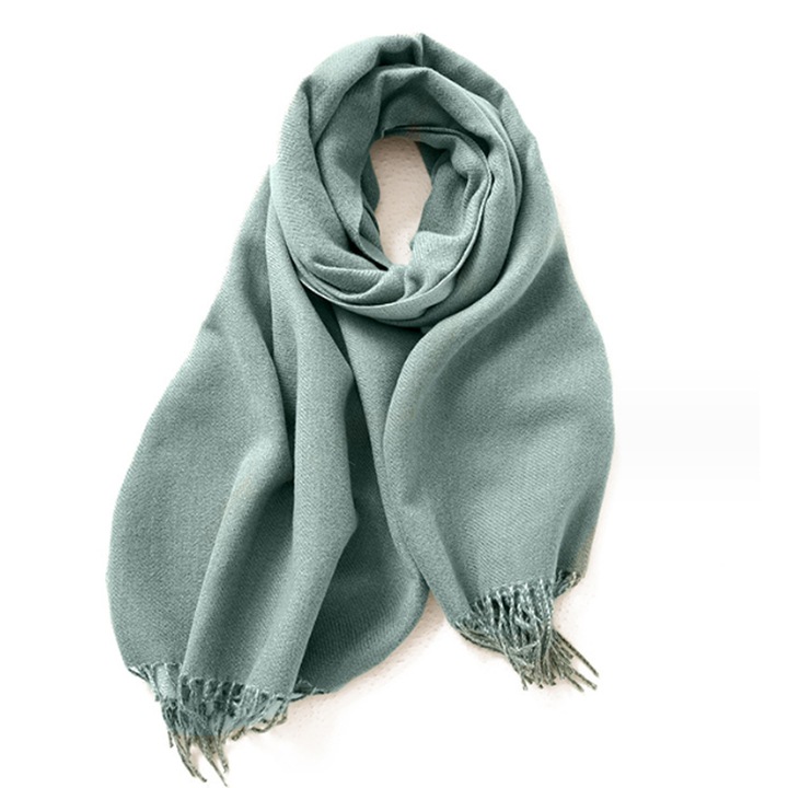 Esarfa dama, acril 66x180cm, albastru