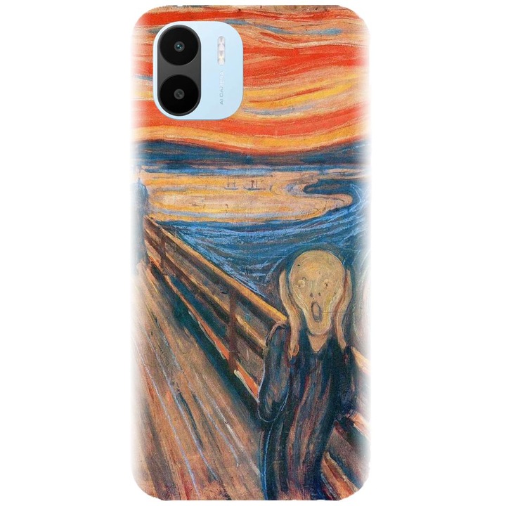 Силиконов калъф, съвместим с Xiaomi Redmi A1 - модел The Scream