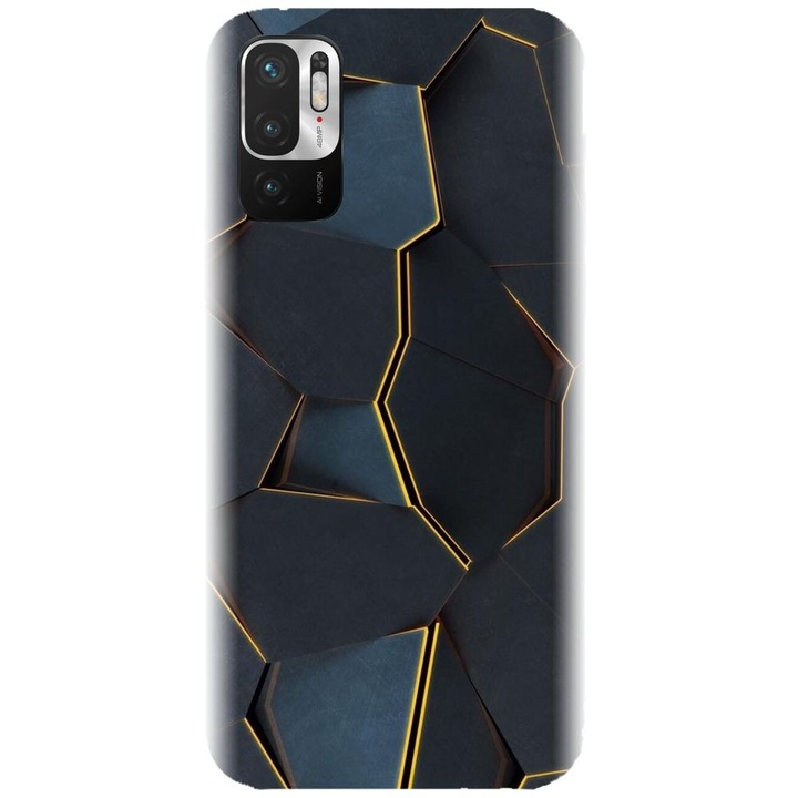 Силиконов калъф, съвместим с Xiaomi Redmi Note 10 4g - модел Abstract Draw