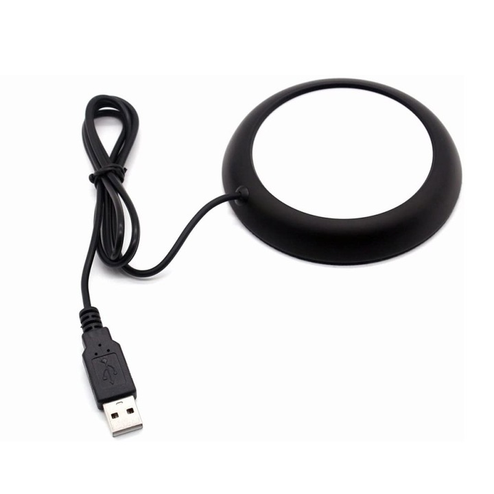 Incalzitor cani, incalzire 55°C, Incarcare USB, 103x16mm, Negru